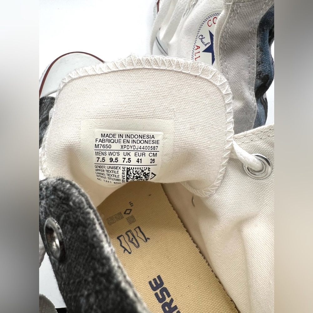 Converse All Star Women's High Top Custom Made Sneakers Fabric-Synthetic 7.5-9.5 - Picture 10 of 14